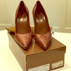 Gucci Ostrich Heels